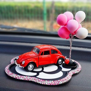 面曲企业店淘宝可爱卡通告白气球老爷车创意汽车摆件中控台车载车内