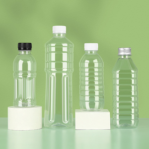 塑料瓶空瓶食品级透明带盖矿泉水空瓶子豆浆甘蔗汁一次性饮料瓶子