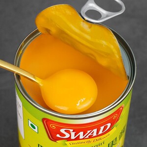 印度swad阿方索芒果酱850g罐装烘焙芒果泥商用原浆奶茶店专用