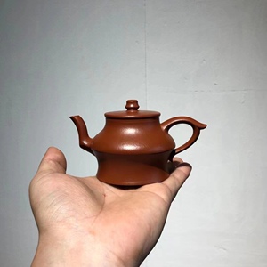 夏青紫砂 专业朱泥名家 夏青作品 飞泉壶 原矿朱泥