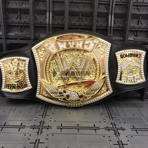 wwe金腰带散打 格斗拳击比赛拳王w标冠军腰带塞纳送葬者凯恩人偶
