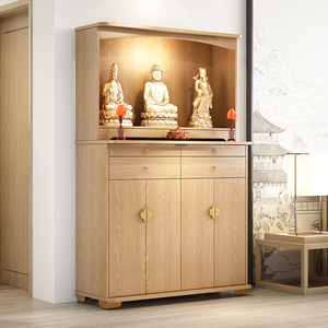 佛龛立柜现代风格轻奢供桌神台柜佛龛柜佛柜财神爷柜子佛像供奉台