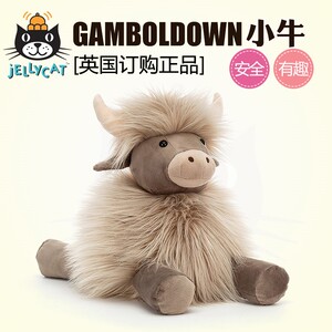 21新 英国 gamboldown cow甘博顿牦牛公仔小牛毛绒玩具