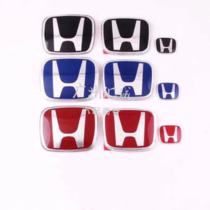 汽车本田飞度锋范奥德赛雅阁十代思域crv红标 前后改装车标贴标志