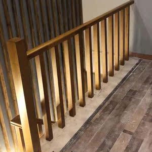 重庆厂家直销室内实木楼梯扶手栏杆护栏重庆主城区免费量尺包安装