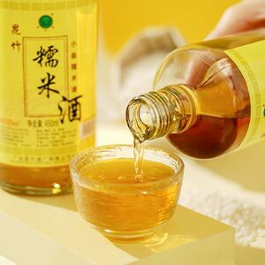 昆竹糯米酒客家酿酒黄酒月子米酒22℃广东惠州龙门特产单瓶装