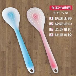 手拍按摩器硅胶经络拍养生拍拍棒专用拍打器排沙板全身乐筋络疏通