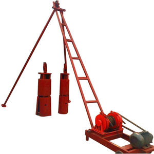 新品小型地基打桩机电动洛阳铲农村打桩机地基挖孔打桩y机民用打