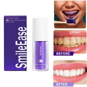 30ml New V34 Purple Whitening Fresh Breath Brightening Tooth