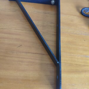 简易隔板支架丁字圆管三角支架加固e一字承重支撑架家居水管三角