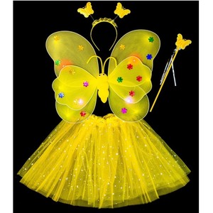 萤火虫儿童演出服舞蹈服蝴蝶翅膀小蜜蜂衣服装动物昆虫瓢虫天使