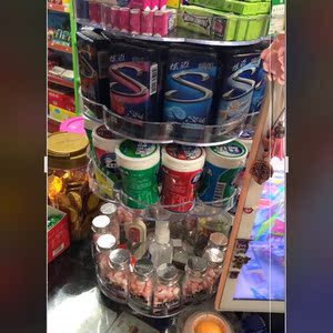 口香糖展示架旋转