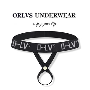 ORLVS男内裤 低腰性感提型吊环内裤 高弹柔软套环 诱惑丁字OR671