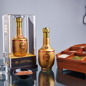 滨河滨河甘肃特产酒滨河臻品52°白酒500ml 九粮香型52度500