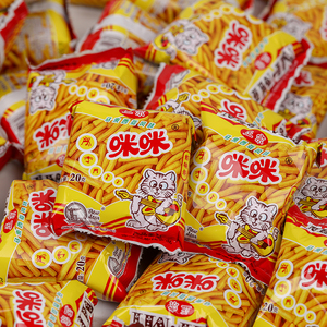 咪咪虾条薯片40小包装网红爆款办公室吃货耐吃小零食散装休闲食品