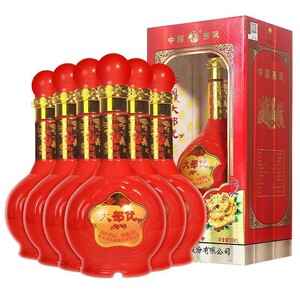 西凤酒 陕西产 大部优五星45度 浓香型粮食白酒 500mlx6 婚宴送礼