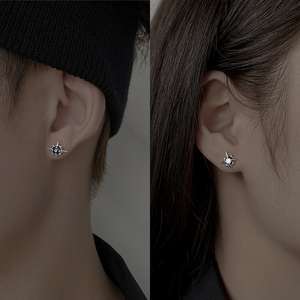 情侣耳环耳钉耳饰耳环男女高级感潮流个性男款小众设计感轻奢夏季