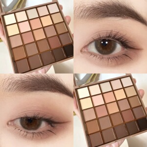 完美日记眼影2021新款全哑光奶茶色棕色大地色眼影盘ins平价学生