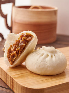 豆腐皮包扬州包子营养早餐包子速食半成品加热即食