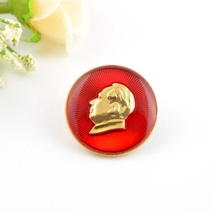 毛主像像章胸针红色革命金属胸章纪念章纪念品圆形徽章活动收藏品