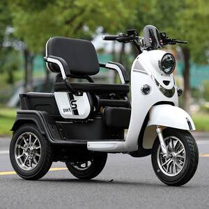 电动三轮车小龟家用小型电瓶车老成人男女接送孩子代步车72v爬坡