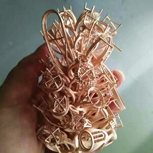 i珠宝首饰品3d打印倒模18kw金银加工镶嵌铸造样板私人定制服务diy