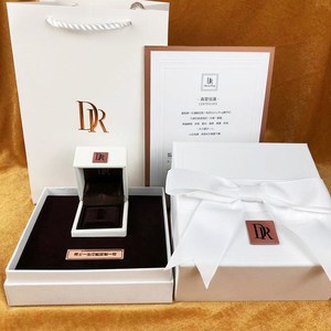 新款dr darry求婚钻戒盒子戴瑞一生一世戒指盒对戒盒收纳包装礼盒