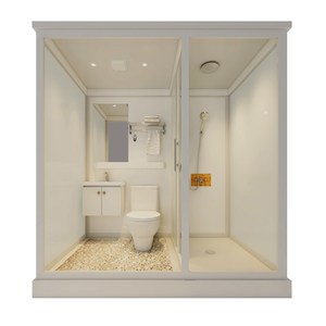 一体式集成卫生间家用宾馆沐浴房干湿分离蹲坑浴室厕所整体淋浴房