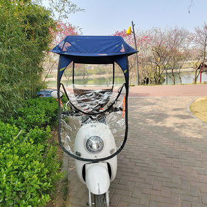 车棚摩托车可拆卸加s厚方便雨棚雨伞遮阳电动车超大