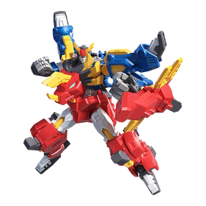 展高迷你特工队雷霆炫龙机甲合体变形机器人男孩儿童玩具新年礼物