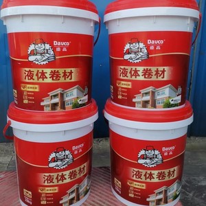 德高液体卷材屋面天沟阳台地下室外墙面水池屋顶聚氨酯防水涂料胶