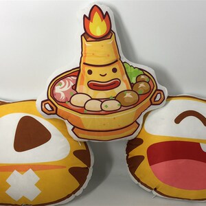 小虎牙表情包抱枕公仔火锅抱枕靠y垫游戏直播礼物抱枕logo定制礼m