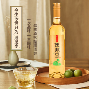 遇见李尊享【透明瓶】750ml遇见李酒露酒沙子空心李12%vol酿造酒