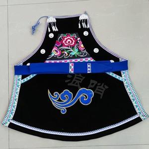 布依族服饰贵州少数民族传统绣花围腰围裙肚兜2022年新款原创设计