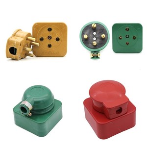 三相电插座c380v4线孔插板汽修修复机保护焊机骑马机接线插头32a