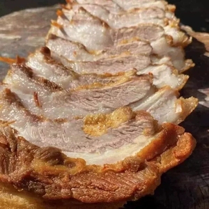 正宗广西陆川土猪脆皮炸扣肉农家五花肉真空装农村特产猪肉虎皮扣