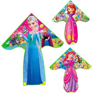 新款卡通冰雪奇缘小公主苏菲亚迪士尼公主女孩风筝新手易飞