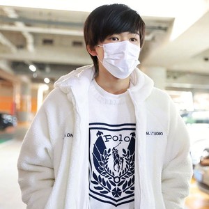 宋亚轩同款棉服2021新款男女羊毛羔绒加绒加厚连帽秋冬外套潮