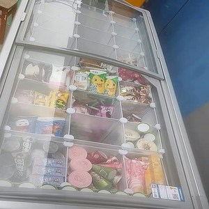 冰柜内部置物架雪糕分格栏冰淇淋冰棒塑料隔断板超市岛柜整理神器