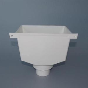 pvc管塑料漏斗房檐搭配阳台管件收集器小区室外t侧排雨水斗方型l