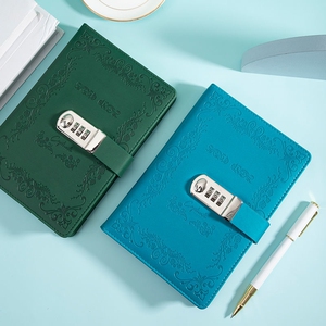 日记本设计感笔记本精致高级女生密码锁记事本本子文具手账本学生