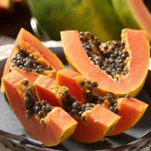 云南新鲜水果下奶冰糖心木瓜树上熟红心牛奶木瓜