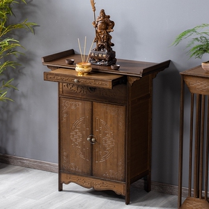 新中式供桌香案佛台家用供奉台贡财神爷现代风格关公佛龛供台