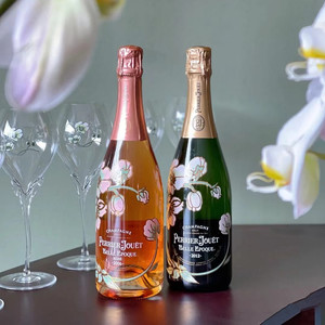 巴黎之花美丽时光粉红玫瑰香槟酒2012年份 裸瓶装 rosé mousseux