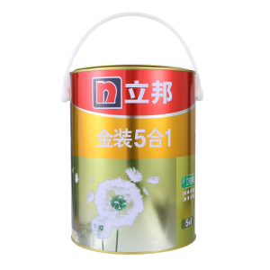 立邦金装五合一乳胶漆小桶5升环保家用墙面防霉内墙漆自刷涂料
