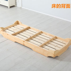 床实木床/木板床杉木床午睡床木箱费50元/个五张起拍