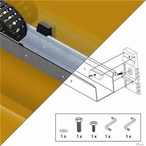 新支撑支架线槽拖链导向槽尼龙拖0y轮拖链ui型架线缆托w槽zz曹2.