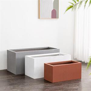 泥瓦花盆长方形