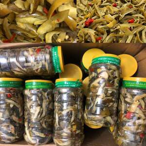 1瓶包邮广西贺州农家土特产信都瓜皮酸下饭腌酸榨菜非地瓜酸酸菜