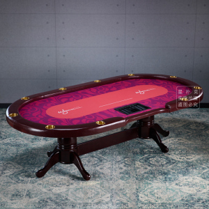 扑克桌带遥控led灯可变色筹码桌比赛桌多款专业工厂定制unlyzhuo